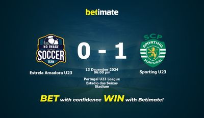 Estrela Amadora U23 против Sporting U23. Прогнозы, коэффициенты и советы по ставкам 13.12.2024