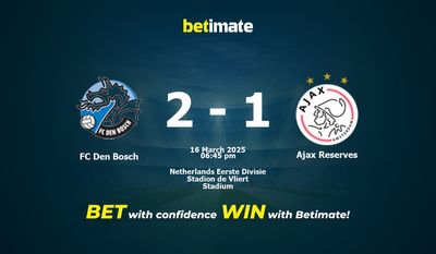 Прогнозы, коэффициенты и советы по ставкам на матч FC Den Bosch против Ajax Reserves 16.03.2025