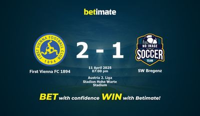 First Vienna FC 1894 против SW Bregenz Прогноз, коэффициенты и советы по ставкам 04/11/2025