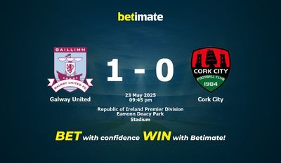Прогнозы, коэффициенты и советы по ставкам на матч Galway United — Cork City 23.05.2025