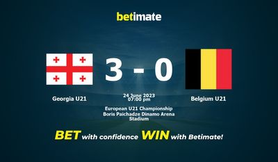 Грузия U21 - Бельгия U21 Прогнозы, коэффициенты и советы по ставкам 24.06.2023