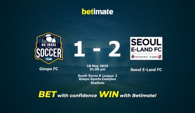 Прогнозы, коэффициенты и советы по ставкам на матч Gimpo FC против Seoul E-Land FC 18.05.2025