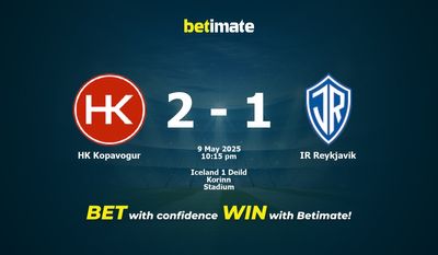 Прогнозы, коэффициенты и советы по ставкам на матч HK Kopavogur против IR Reykjavik 05/09/2025