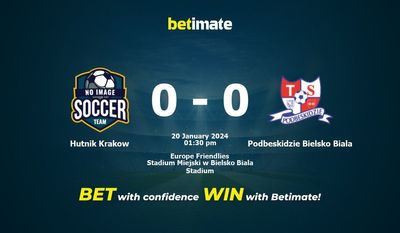 Hutnik Krakow vs Podbeskidzie Bielsko Biala Прогнозы, шансы и советы по ставкам на 20.01.2024