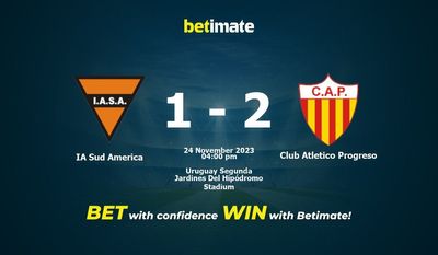 IA Sud America vs Club Atletico Progreso Прогнозы, шансы и советы по ставкам на 24.11.2023