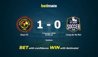 Прогнозы, коэффициенты и советы по ставкам на матч Kaya FC против Cong An Ha Noi 01.09.2025