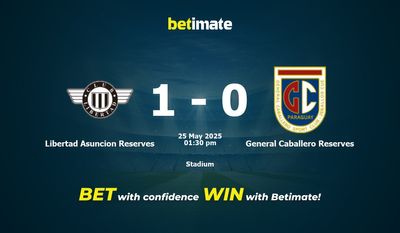 Прогнозы, коэффициенты и советы по ставкам на матч Libertad Asuncion Reserves против General Caballero Reserves 25.05.2025