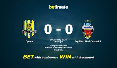 Опава vs Фридлант над Остравичем Прогнозы, шансы и советы по ставкам на 19.01.2024
