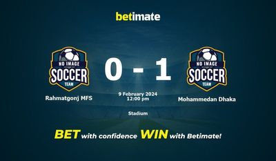 Rahmatgonj MFS vs Mohammedan Dhaka Prediction, Odds & Betting Tips 02/09/2024