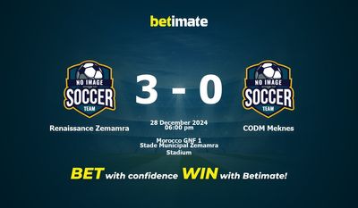 Renaissance Zemamra против CODM Meknes Прогноз, коэффициенты и советы по ставкам 28.12.2024