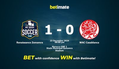 Renaissance Zemamra против WAC Casablanca Прогноз, коэффициенты и советы по ставкам 23.12.2024