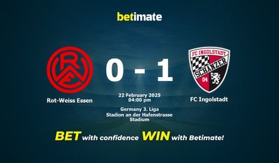 Rot-Weiss Essen против FC Ingolstadt Прогноз, коэффициенты и советы по ставкам 22.02.2025