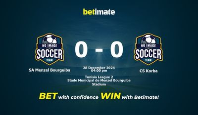 SA Menzel Bourguiba vs CS Korba Прогнозы, шансы и советы по ставкам на 28.12.2024