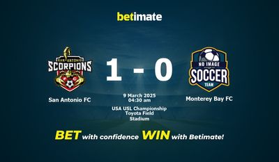 Прогнозы, коэффициенты и советы по ставкам на матч San Antonio FC против Monterey Bay FC 03.09.2025