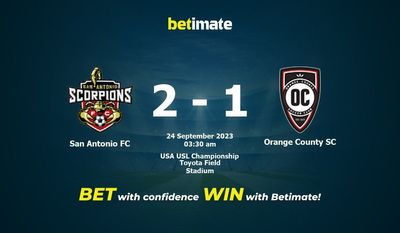 Сан-Антонио против Orange County SC Прогнозы, шансы и советы по ставкам на 24.09.2023