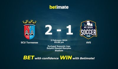 SCU Torreense против AVS Прогнозы, коэффициенты и советы по ставкам на 03.02.2024