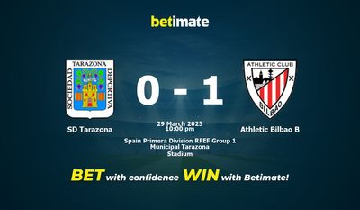 SD Tarazona против Athletic Bilbao B Прогноз, коэффициенты и советы по ставкам 29.03.2025