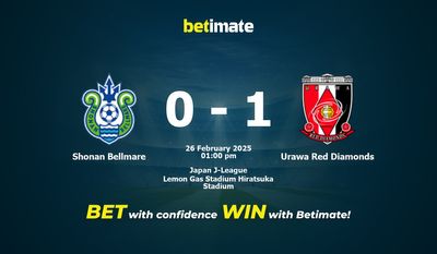 Прогнозы, коэффициенты и советы по ставкам на матч Shonan Bellmare против Urawa Red Diamonds 26.02.2025