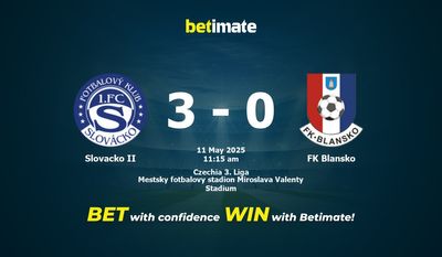 Slovacko II vs FK Blansko Prediction, Odds & Betting Tips 05/11/2025