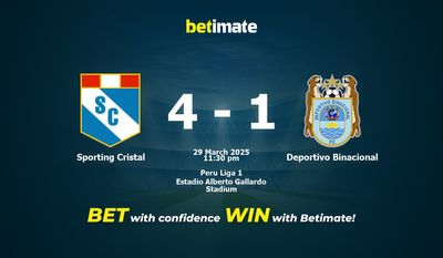 Sporting Cristal — Deportivo Binacional Прогноз, коэффициенты и советы по ставкам 29.03.2025