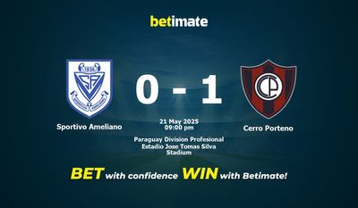 Прогнозы, коэффициенты и советы по ставкам на матч Sportivo Ameliano — Cerro Porteno 21.05.2025