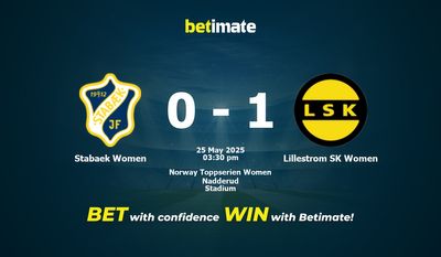 Stabaek Women против Lillestrom SK Women Прогнозы, коэффициенты и советы по ставкам 25.05.2025