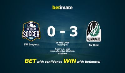 Прогнозы, коэффициенты и советы по ставкам на матч SW Bregenz — SV Ried 16.05.2025
