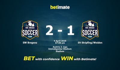 SW Bregenz vs SV Стрипфинг/Вайден Прогнозы, коэффициенты и советы по ставкам на 04.04.2025