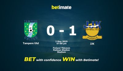 Прогнозы, коэффициенты и советы по ставкам на матч Tampere Utd — JJK 05/02/2025