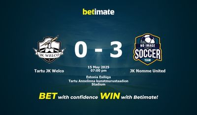 Tartu JK Welco против JK Nomme United Прогноз, коэффициенты и советы по ставкам 15.05.2025