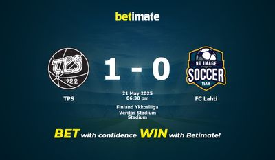 Прогнозы, коэффициенты и советы по ставкам на матч TPS против FC Lahti 21.05.2025
