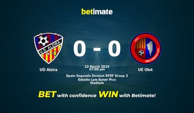 UD Alzira vs UE Olot Прогнозы, коэффициенты и советы по ставкам на 23.03.2025