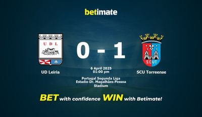 Прогнозы, коэффициенты и советы по ставкам на матч UD Leiria — SCU Torreense 04/06/2025