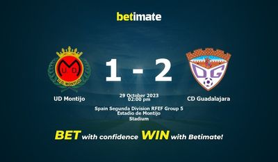 UD Montijo vs CD Guadalajara Прогнозы, шансы и советы по ставкам на 29.10.2023