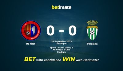 UE Olot vs Peralada Прогнозы, коэффициенты и советы по ставкам на 10.09.2023