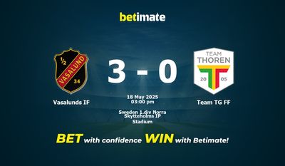 Vasalunds IF против Team TG FF Прогноз, коэффициенты и советы по ставкам 18.05.2025