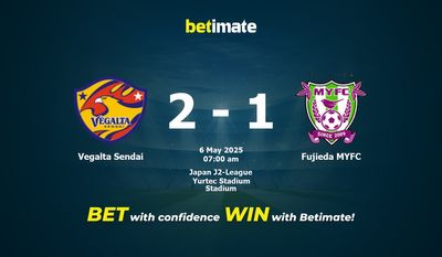 Прогнозы, коэффициенты и советы по ставкам на матч Vegalta Sendai против Fujieda MYFC 05/06/2025