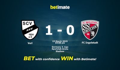 Прогнозы, коэффициенты и советы по ставкам на матч Verl против FC Ingolstadt 15.03.2025