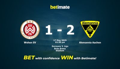Wehen SV vs Alemannia Aachen Прогнозы, шансы и советы по ставкам на 17.05.2025