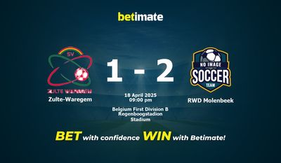 Зюлте-Варегем vs RWD Molenbeek Прогнозы, шансы и советы по ставкам на 18.04.2025