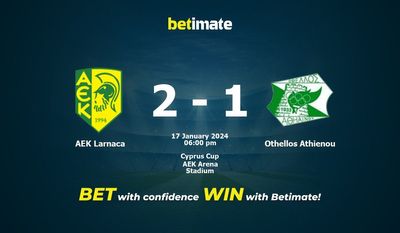 AEK Larnaca vs Othellos Athienou Förutsägelse, odds och vadslagning 2024-01-17