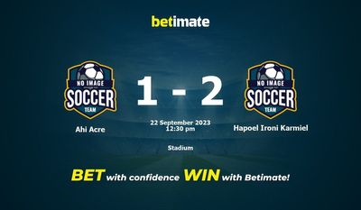 Ahi Acre vs Hapoel Ironi Karmiel Förutsägelse, odds och speltips 2023-09-22