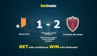 Ajman SCC vs Al Wahda Abu Dhabi förutsägelse, odds och speltips 2023-04-11