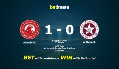 Al Arabi SC vs Al Nejmeh Förutsägelse, odds och speltips 2023-02-10