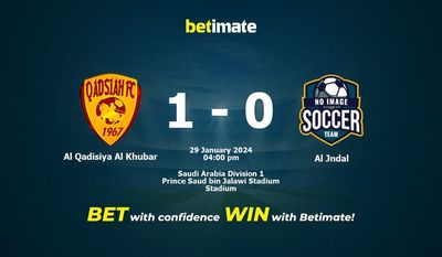 Al Qadisiya Al Khubar vs Al Jndal Förutsägelse, odds och vadslagning 2024-01-29