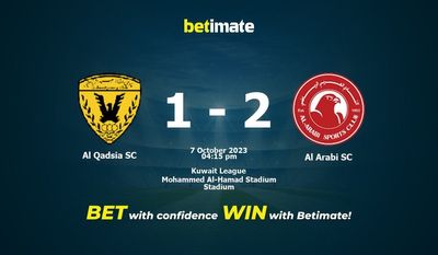 Al Qadsia SC vs Al Arabi SC förutsägelse, odds och speltips 2023-07-10