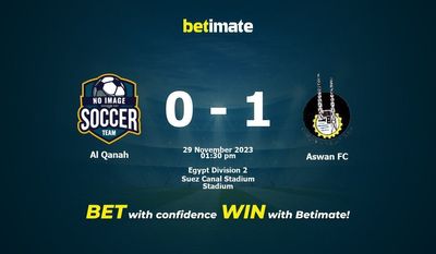 Al Qanah vs Aswan FC Förutsägelse, odds och speltips 2023-11-29