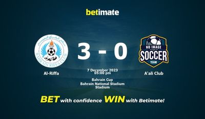 Al-Riffa vs A'ali Club förutsägelse, odds och speltips 2023-07-12