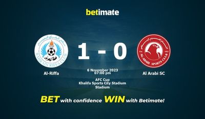 Al-Riffa vs Al Arabi SC förutsägelse, odds och speltips 2023-11-06