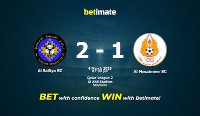 Al Sailiya SC vs Al Mesaimeer SC förutsägelse, odds och speltips 2025-06-03